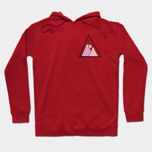 pink mountains Hoodie